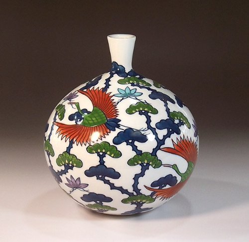 Amazon.co.jp: 有田焼・伊万里焼の高級陶器花瓶・飾り壺｜贈答品