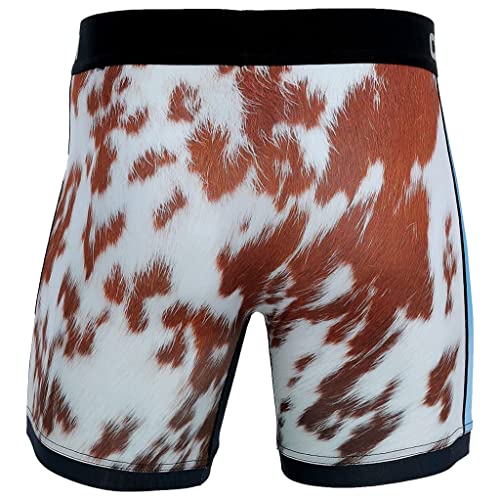 Cinch Men's 6 Inch Cow Boxer Brief Multi XL3