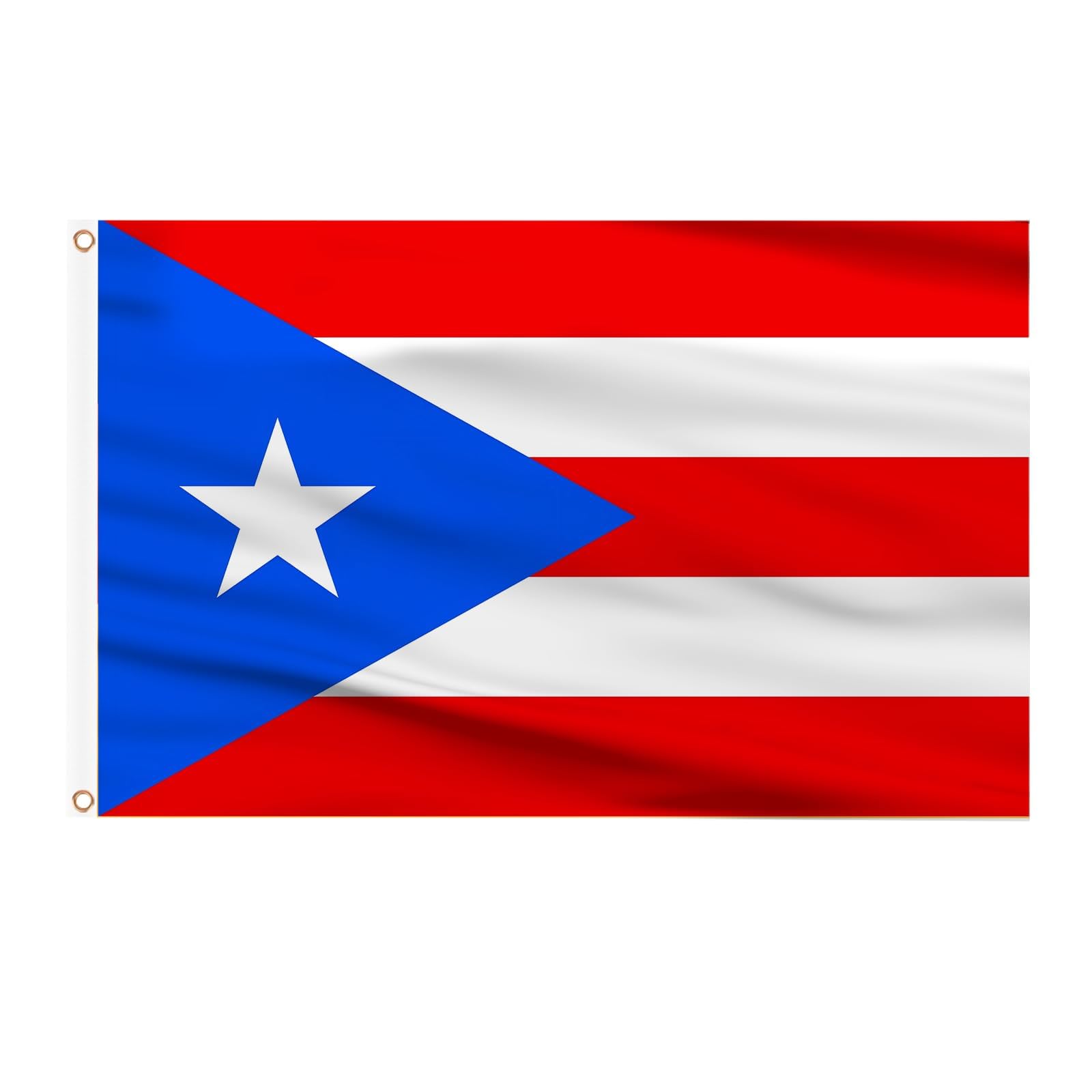 AhfuLife Puerto Rico flag displayed on a front porch during a festival | Mubboo