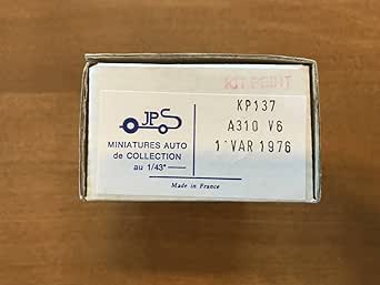 Team slot : l’Alpine Renault A310 V6 GTP LE MANS 1978 - TS-12802 - slot
