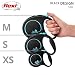flexi® Black Design XS Seil 3 m schwarz/blau, Roll-Leine für Hunde bis 8 kg