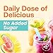 Dr. Smoothie 100% Crushed Tropical Sunshine – No Added Sugar, Made with Real Fruits/Fruit Juice – Vegan, No Artificial Colors or Flavors – Guava, Pineapple, Passion Fruit & Bananas – Six 46 oz Bottles