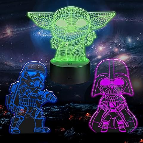 Huanchenda Star Wars 3D Ilusión Lámpara Cover