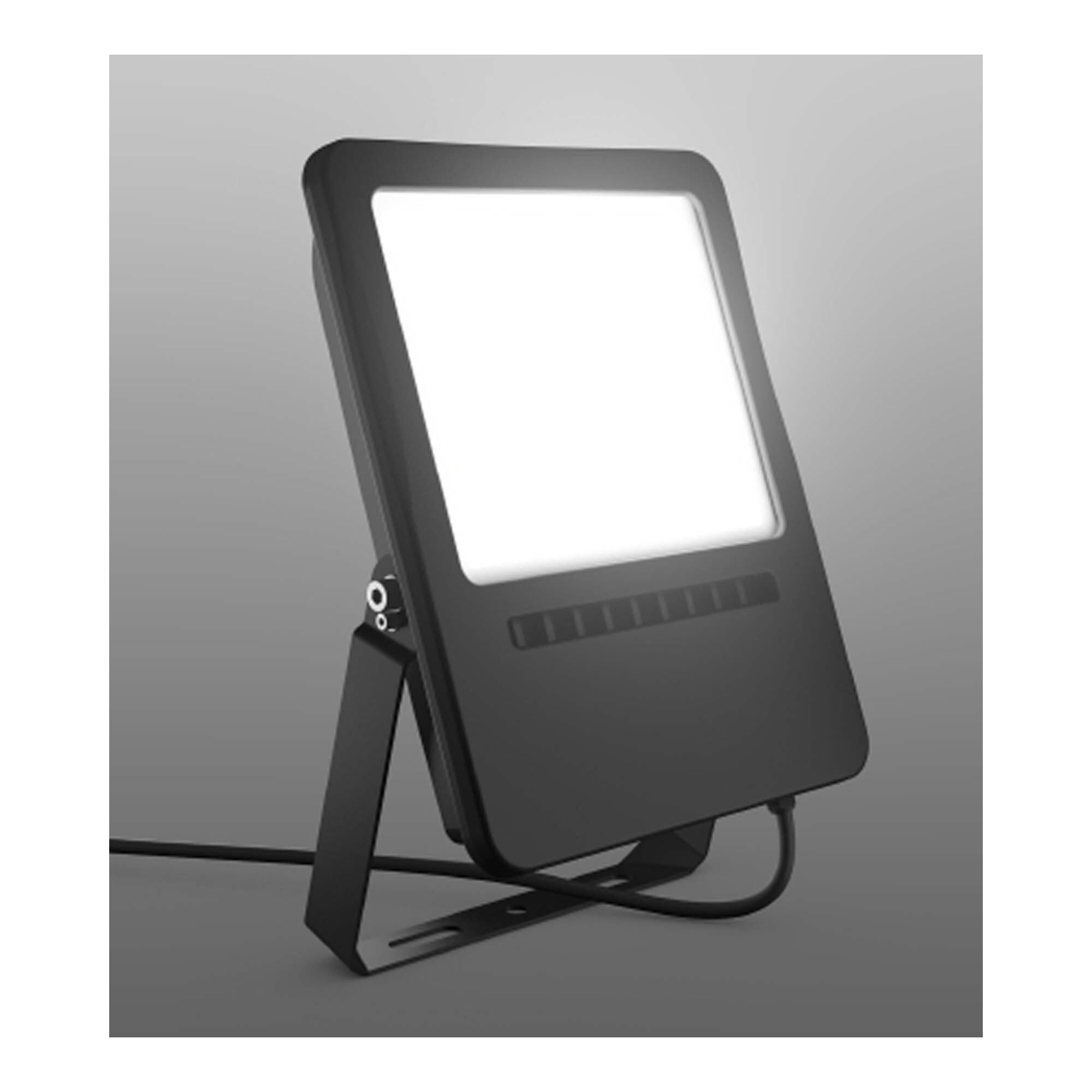 Projecteur LED Noir RZB Kiom Éclairage Extérieur Contre Zone Ombre