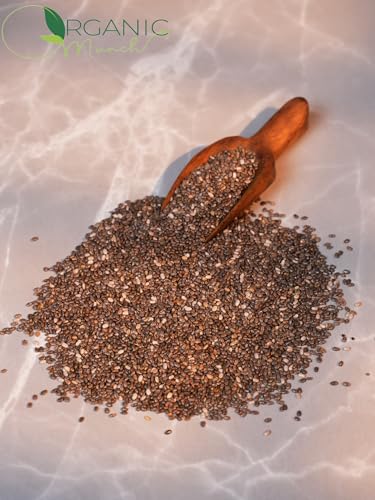 Image of Organic Munch Chia Seeds 500g- Pure and Clean, Seeds for Weight Management Rich in Calcium, Fiber, Protien, Rich Antioxident