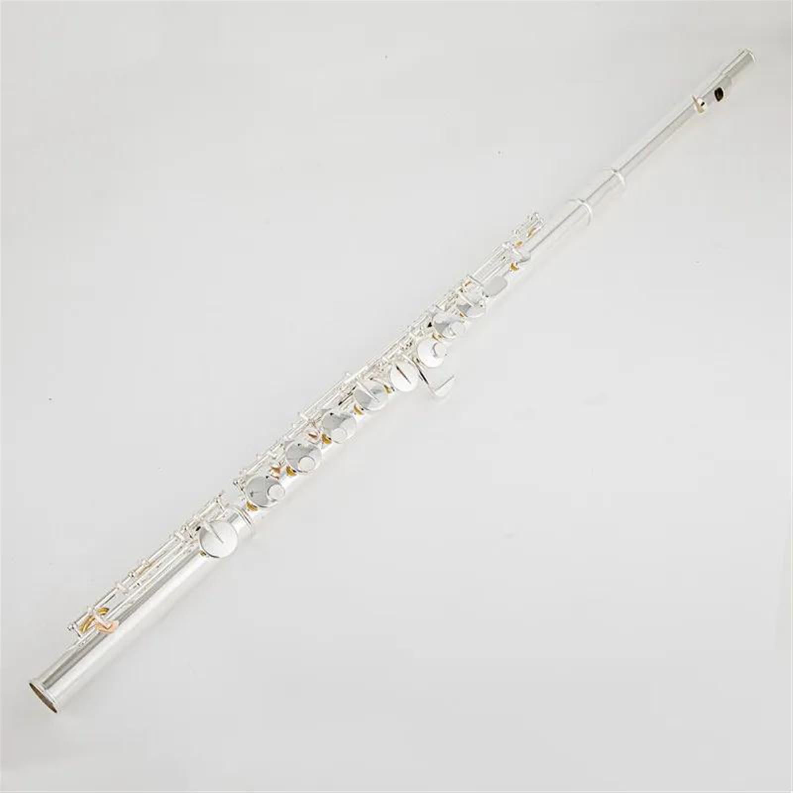 Profesional Flauta Travesera Boquilla Doble Flauta Alto Tono G Flauta De Llaves Chapadas En Plata Con Orificio Cerrado De 16 Orificios