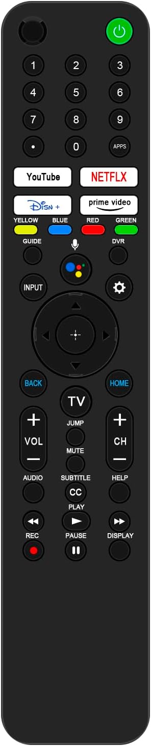 RMF-TX520U Voice Smart TV Remote Replacement Compatible with Sony TV