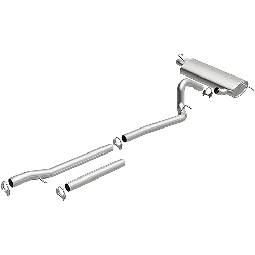 Replacement Exhaust System Kit 106-0045: Compatible with 2007-2011 Jeep Wrangler 3.8L