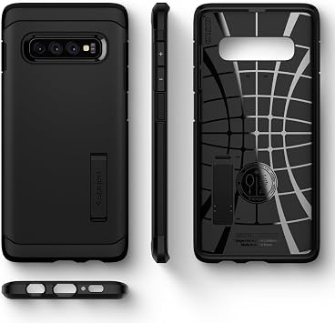 Spigen Tough Armor Designed for Samsung Galaxy S10 Plus Case (2019) - Black