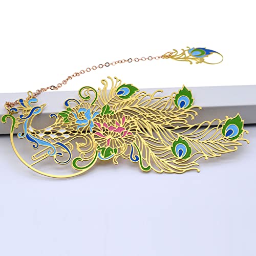 Blbmh 4In1 Peacock Metal Bookmarks For Women Teachers Book Lovers Book Mark Ideal Gifts For Birthday Present -Pg #TOP7