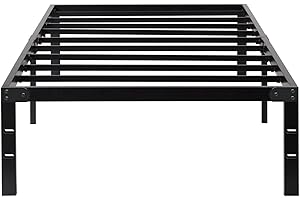 Sturdy Twin Bed Frame with Ample Storage and Elevated Design