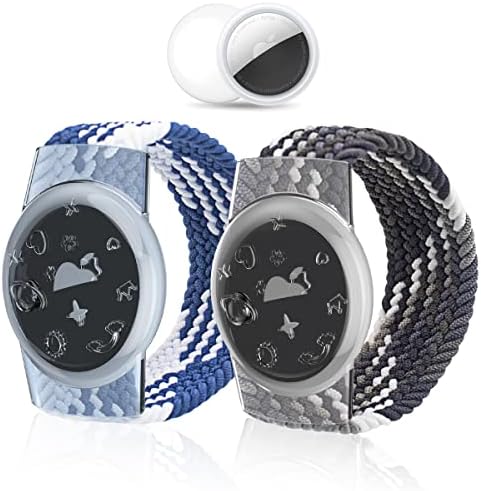 Tolenre AirTag Armband 2-tlg. - Nylon Tracker Armband Für Kinder