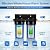 iSpring WGB21B-KS 2-Stage Whole House Water Filtration System with 10" x 4.5" Sediment CTO(Chlorine, Taste and Odor) Filter,KDF+GAC filter, Removes Chlorine, Iron, Lead, Odor and More, 1" Inlet/Outlet