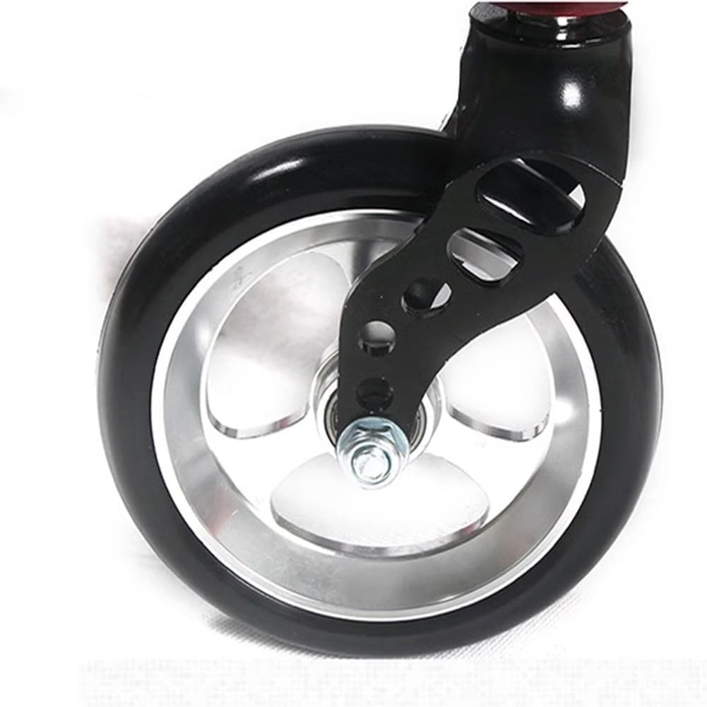 Par De Ruedas Delanteras Repuesto For Silla Deportiva, Poliuretano Macizo 4 Pulgadas(100mm(4in))