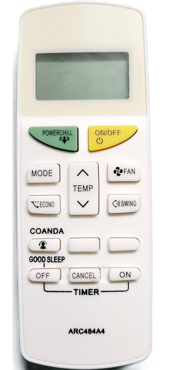 arc484a4 ac remote compatible for daikin ac remote arc484a4 (exactly same remote will only work)