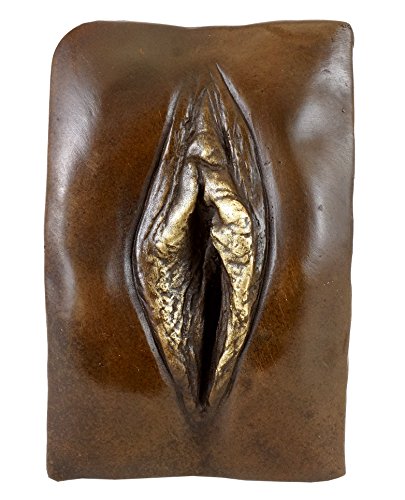 Kunst & Ambiente - Erotisches Bronze Relief - Vagina/Vulva - signiert - M. Nick - Sexy Figur - Erotik Akt - Sex Bronzefigur - Erotic Art Cover