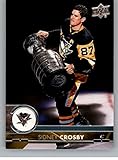 2017-18 Upper Deck #391 Sidney Crosby Pittsburgh Penguins With Stanley Cup
