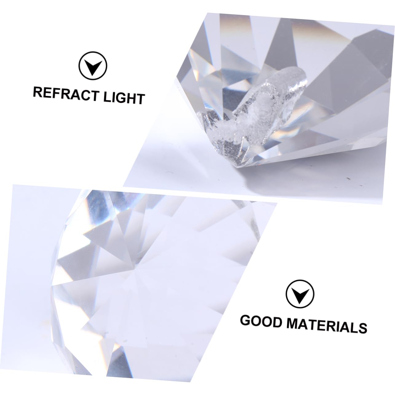 Toddmomy Chandelier Crystal Prisms Crystal Ball Lamps for Windows Decorative Balls for Livingroom Lighting ()