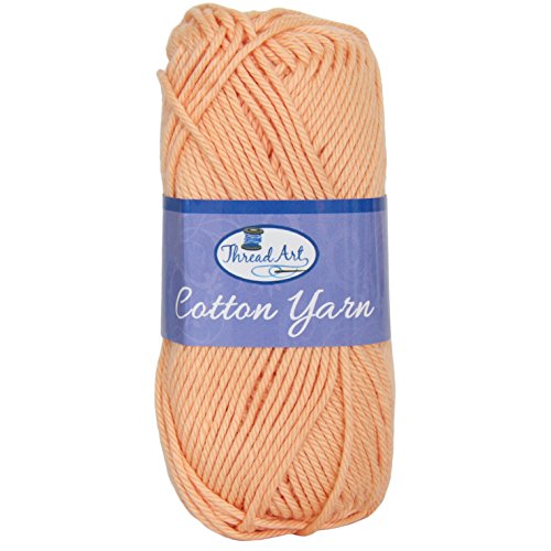 Threadart 100% Pure Cotton Crochet Yarn | 50 gram...