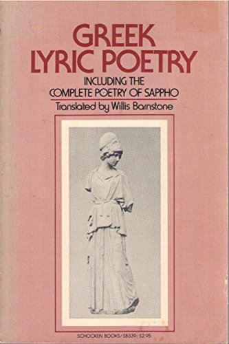 Greek Lyric Poetry B002A412OM Book Cover