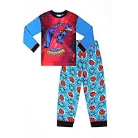 Boys Marvel Spiderman Long Pyjama Set W22 Red Blue