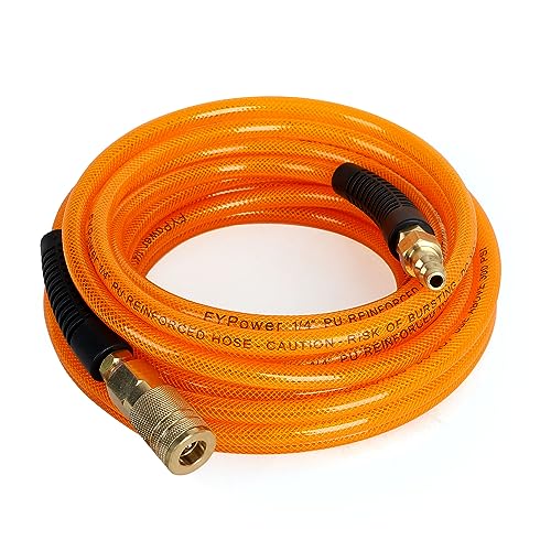FYPower Air Compressor Hose 1/4 Inch X 25 Feet Flexeel
