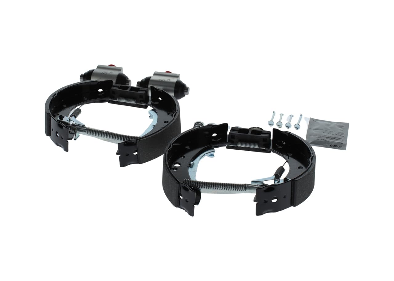 Bosch KS605 Kit Super Pro - Kit de frein à tambours arrière - 1 jeu complet prémonté, 2 cylindres de roue, 4 mâchoires de frein