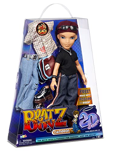 Bratz 20 Yearz Special Anniversary Edition Original Boy Fashion Cameron With Accessories And Holographic Poster | Collectible Doll | For Collector Adults And Kids Of All Ages #TOP5