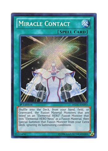 Amazon.co.jp: 遊戯王 英語版 REDU-EN093 Miracle Contact ミラクル