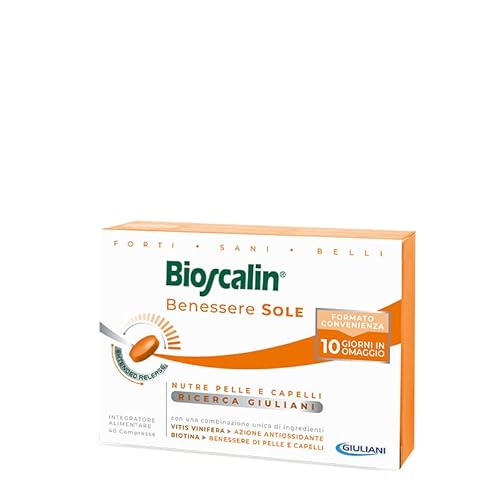 Bioscalin Sole 30 Compresse + 10 In Omaggio - Integratore Alimentare Con Vitis Vinifera Olea Europea e Selenio