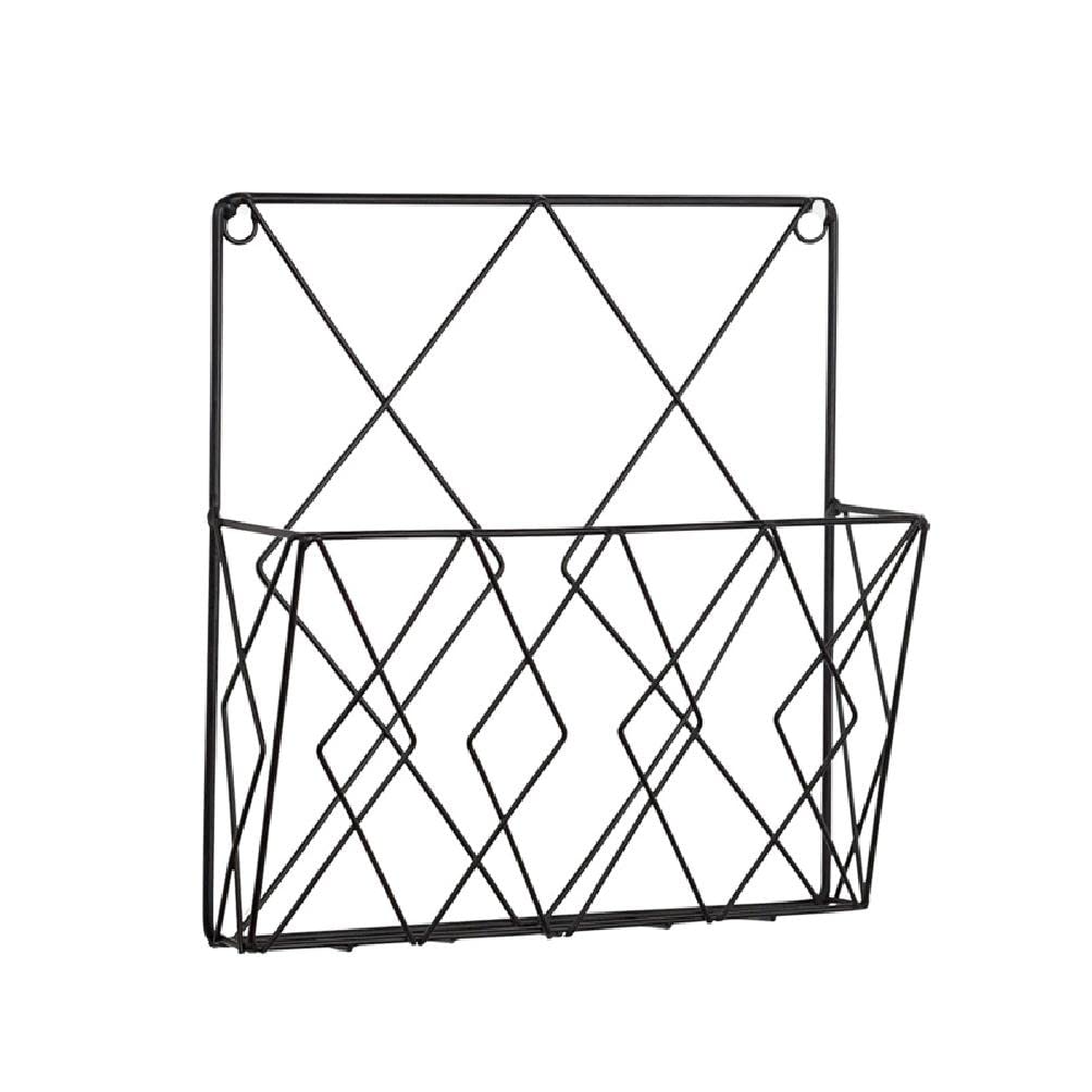 Maybenice Wall File Holder Mesh Magazine Holder Hollow-out Iron Wire Collection For Case Vertical Holder Home Organizer Supplies
