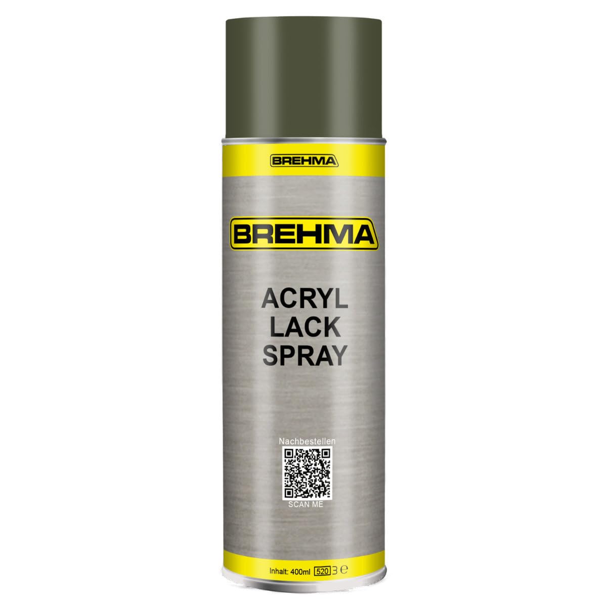 24x Acryl Lackspray Ral 6003 Olivgrün matt Lack Farbe Sprühfarbe 400ml inkl. Griff