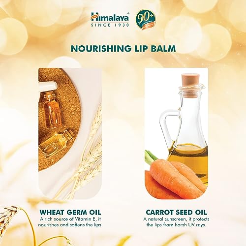 Himalaya Lip Balm Nourishing Tube with Wheatgerm Oil & Carrot Seed Oil 10g, White - Image 6