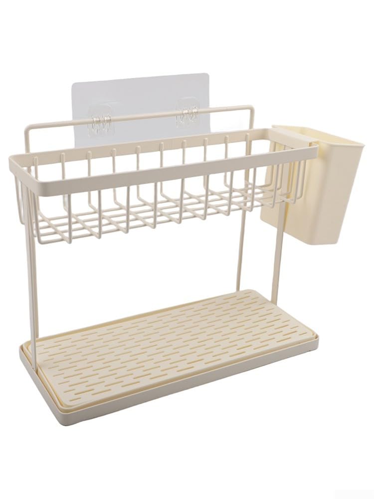 Küchenschwammhalter 28.5cm Doppelstock Küchenschwammhalter 28.5cm(white)