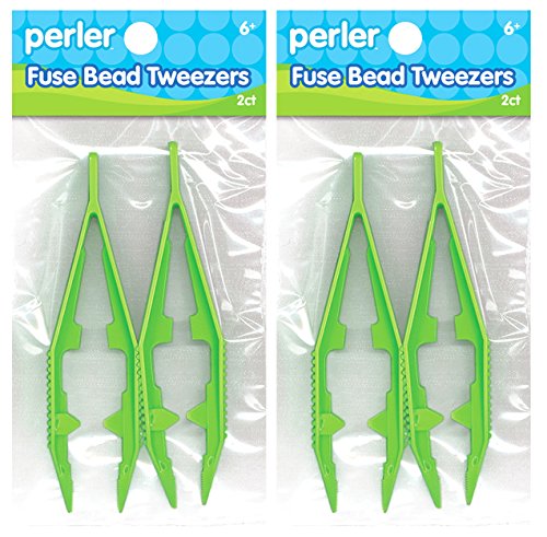 Perler 2 Packages of Fuse Bead Tweezers (2 Per Pack)