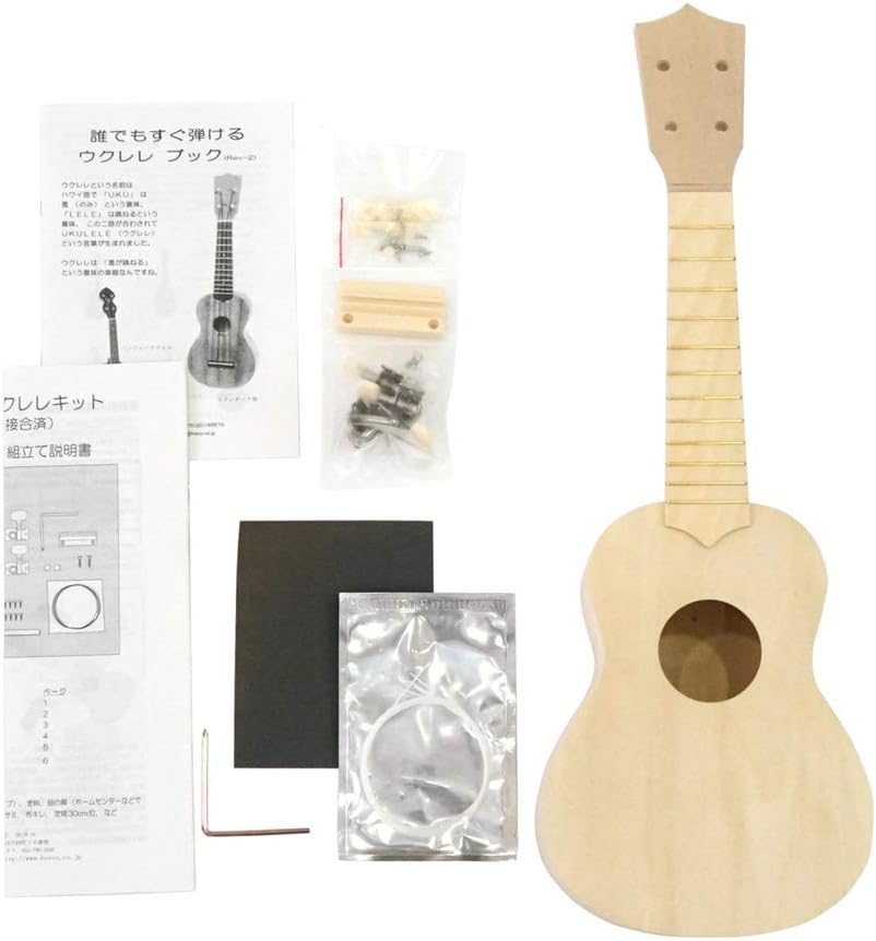 Amazon.co.jp HOSCO(ホスコ) 楽器組立キット ウクレレキット UKKIT35 楽器・音響機器