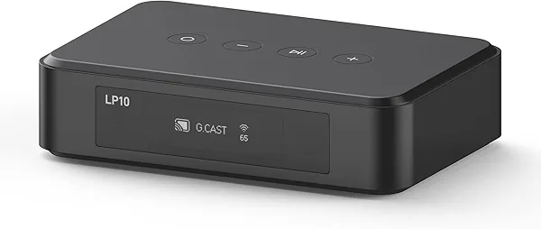 Arylic LP10 Wireless Music Streamer, Supports AirPlay 2, Apple Home and Spotify & Tidal Connect Multiple Streaming Options,5G WiFi and Bluetooth Preamplifier with App, Remote Control.