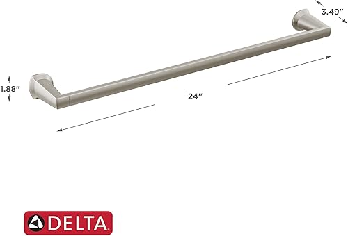 Miniatura 7 de DELTA FAUCET FAUCET 77224-SS Galeon-Toallero, 24 pulgadas, acero inoxidable