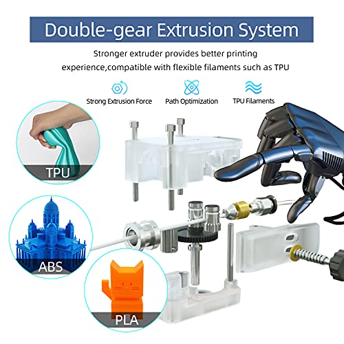 ANYCUBIC Vyper 3D Drucker, FDM 3D Drucker mit Automatisches Nivellierung, Magnetischem Druckbett aus Stahl für Feder, Extruder mit Doppeltem Getriebe 245 x 245 x 260mm - Image 4