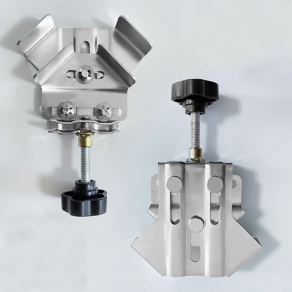 (2PCS) Corner Clamps Corner Clamps for Woodwork Corner 90 Degree clamp Right Angle clamp Angle Clamps, Silver - Image 4