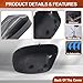 RAGBUSCLE Side Mirror Rearview Covers, Compatible with Ford Focus MK2 Ford Focus MK2 02/2008-12/2010, MK3 12/2010-04/2018, MK4 12/2010-08/2014, Carbon Fiber Mirror Cover Door Wing Mirror Housing Caps
