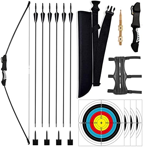 Sumpley Archery Bow and Arrow Set – Bow and Arrow for Adults – Archery Training Outdoor Sports Game Hunting Gift for Teens and Kids Sumpley Archery Bow and Arrow Set – Bow and Arrow for Adults – Archery Training Outdoor Sports Game Hunting Gift for Teens and Kids