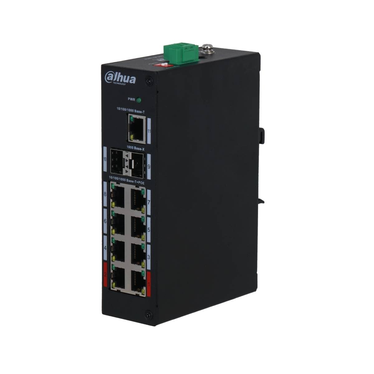 Switch PoE Dahua DH-PFS3211-8GT-120-V2 8 Porte 2x SFP 1x Uplink