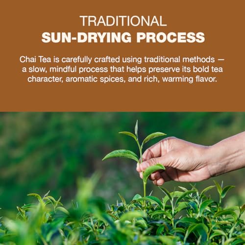Image of India's Original Hot Masala Chai Tea Bags Spice Chai Black Tea 30 Tea Bags,Sweet, Savoury Spices, Caffeinated,Cinnamon,Cardamom,Clove And Ginger For Rich And Flavorful Enjoy Hot or Iced Kadak Chai