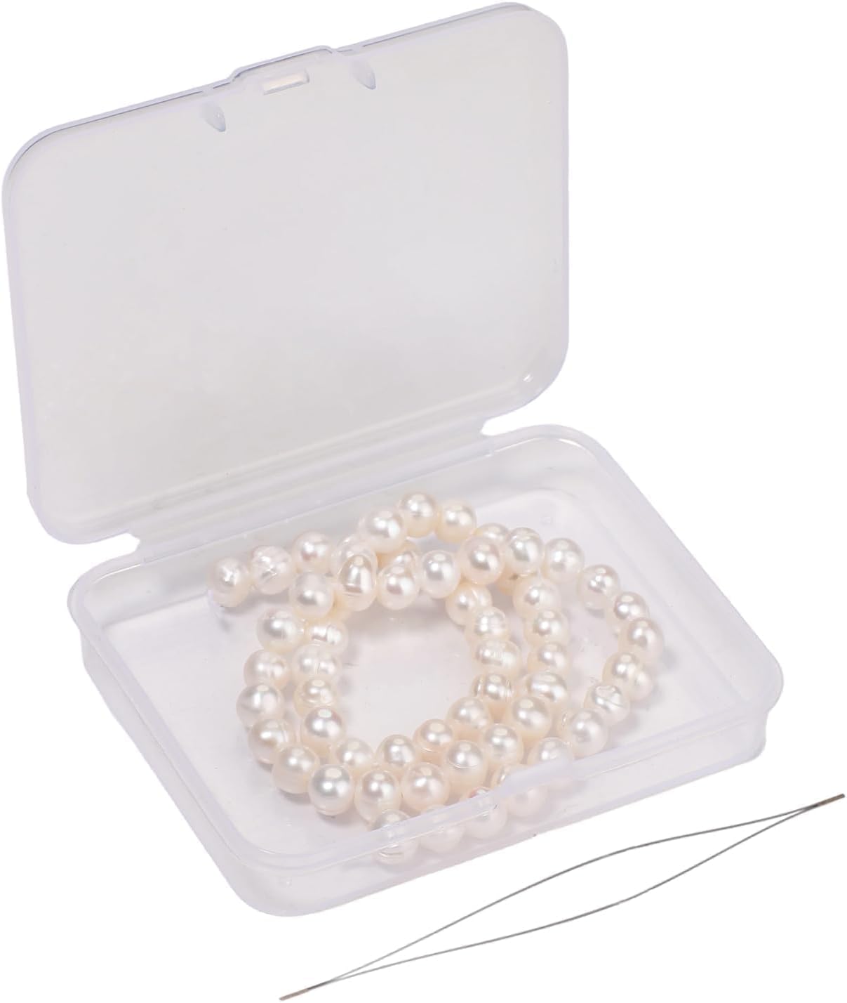 40pcs Natural Freshwater Pearl Strand, 9-10mm Potato Pearl Beads for Jewelry Making, Crafting, DIY Bracelets and Necklaces - Image 9