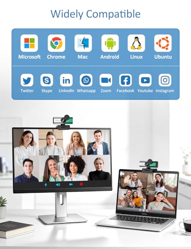 4K Webcam for PC with Mic PDAF Autofocus, USB Web Camera for Desktop Laptop - image 7