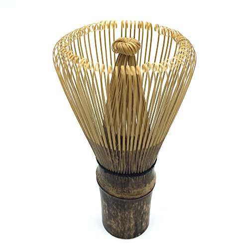 ELITEA Brightea Quality Matcha Whisk Chasen 100 Prongs Made of Purple Bamboo