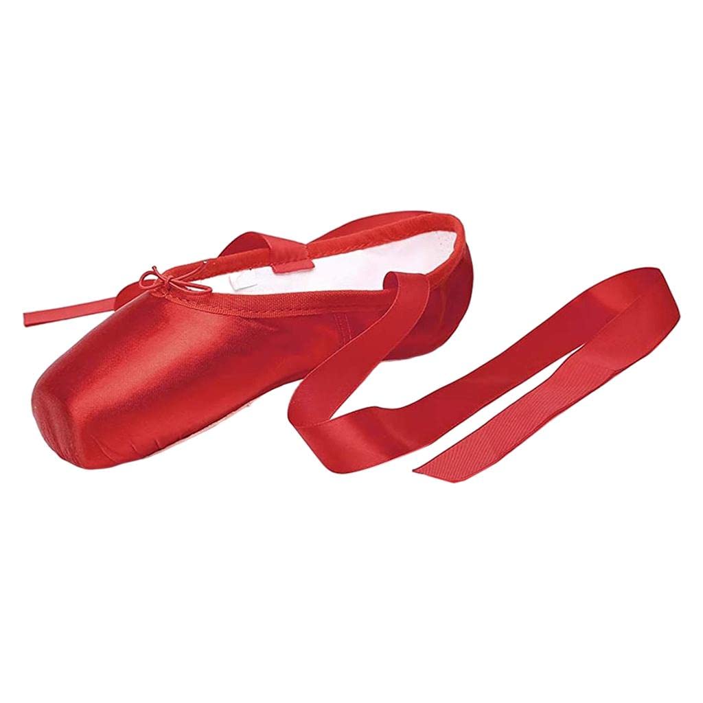 Ballet Shoes Professional Dance Shoes Adult Pointe Slippers Lace Up 34-43 Red 37|Clothing, Shoes & Accessories | Dancewear | Dance Shoes | Ballet-image-16