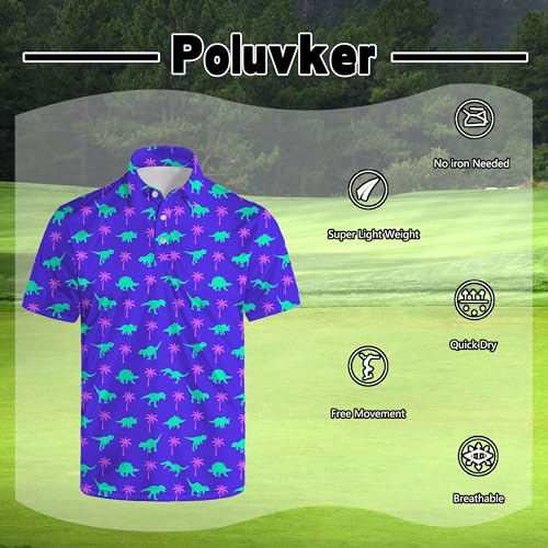 Mens Polo Shirts Performance Moisture Wicking Golf Shir Dry Fit Short Sleeve Golf Polo Shirts4