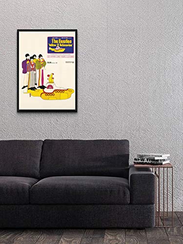 Poster de cinéma The Beatles Yellow Submarine 1968 – Format A4 + - Les Beatles, Paul McCartney, John Lennon, RIngo Starr, George Harrison Poster de cinéma The Beatles Yellow Submarine 1968 - Format A4 + – Image 4